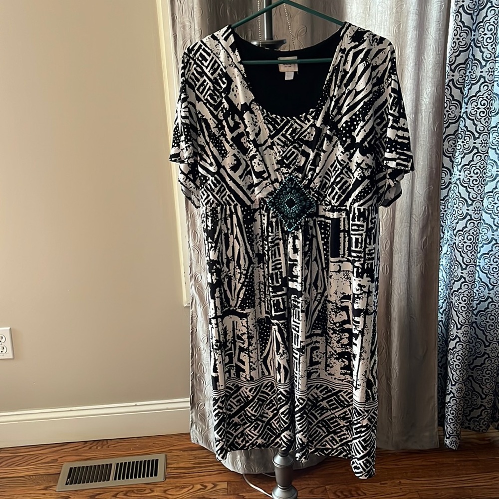 Black and white Dress by eci New York.